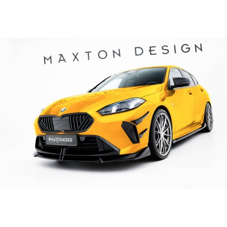 Kit carrosserie Maxton Design BMW Série 1 M-Pack F70 V.2 (2024+) : lame avant, bas de caisse, lame arrière, becquet