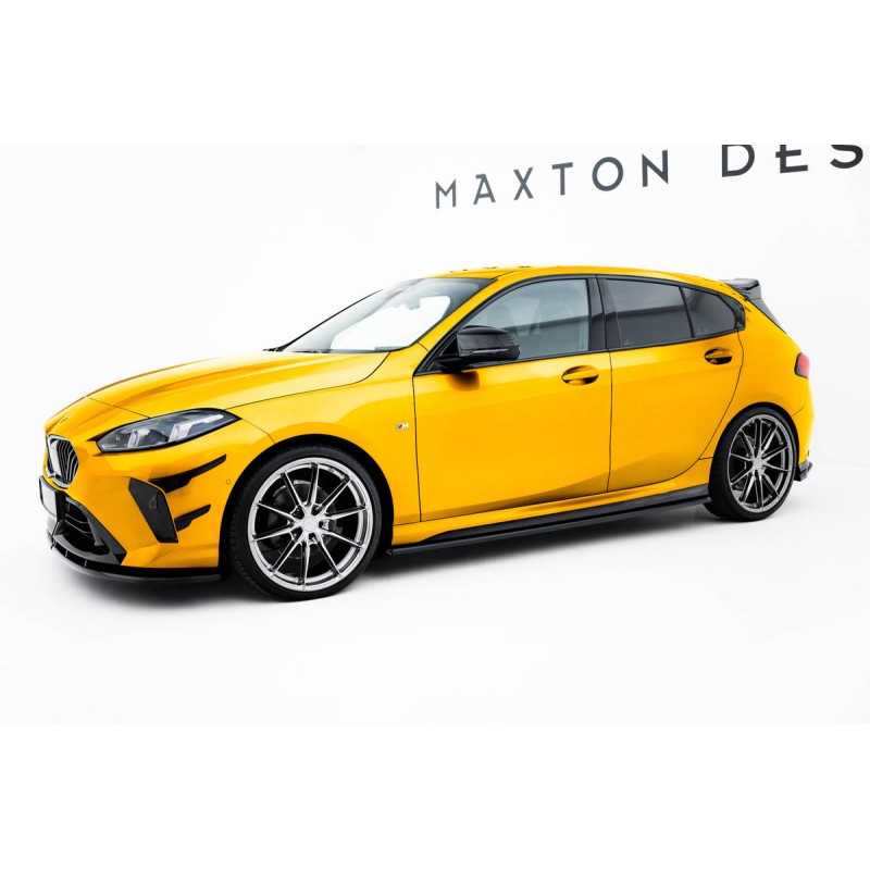 Kit carrosserie Maxton Design BMW Série 1 M-Pack F70 V.1 (2024+) : lame avant, bas de caisse, lame arrière, becquet