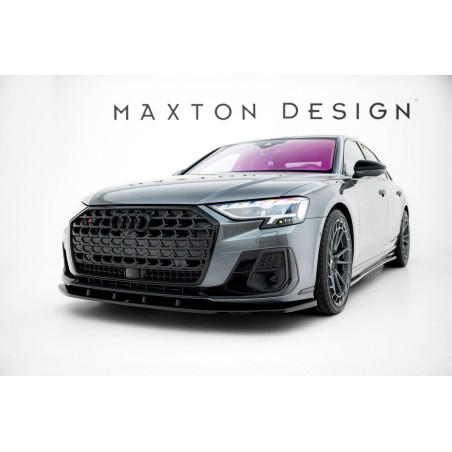 Kit carrosserie Maxton Design Audi S8 D5 restylée (2021+) : lame avant, bas de caisse, lames arrière, becquet