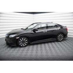 Kit carrosserie Maxton Design Honda Civic Berline Mk10 (2017-2019) : lame avant, bas de caisse, lame arrière, becquet