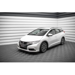 Kit carrosserie Maxton Design Honda Civic Tourer Mk9 (2011-2014) : lame avant, bas de caisse, lame arrière, becquet