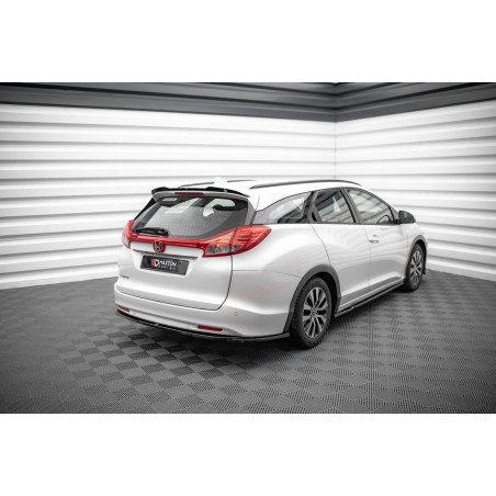 Kit carrosserie Maxton Design Honda Civic Tourer Mk9 (2011-2014) : lame avant, bas de caisse, lame arrière, becquet