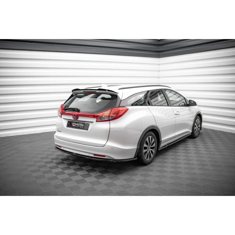 Kit carrosserie Maxton Design Honda Civic Tourer Mk9 (2011-2014) : lame avant, bas de caisse, lame arrière, becquet