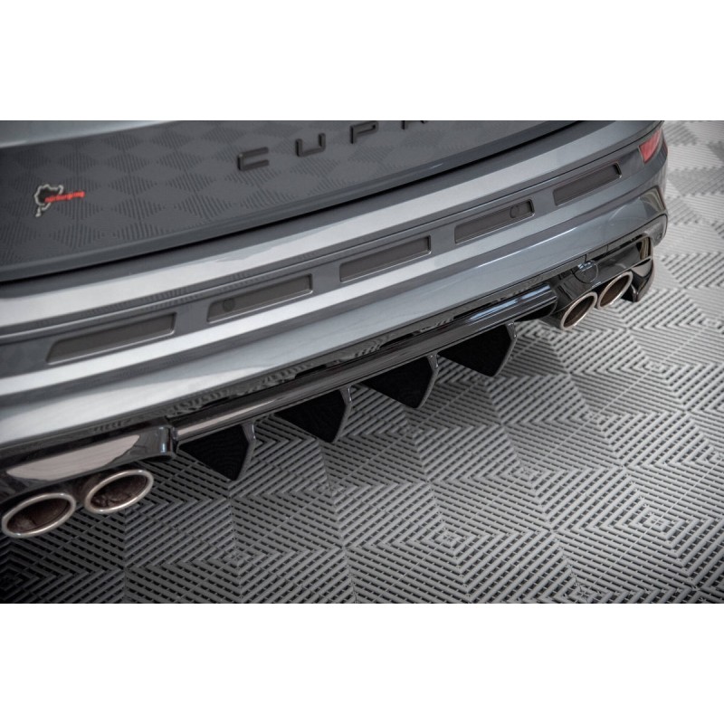 Kit carrosserie Maxton Design Cupra Ateca Mk1 (2018-2021) : lame avant, bas de caisse, diffuseur arrière, lames arrière