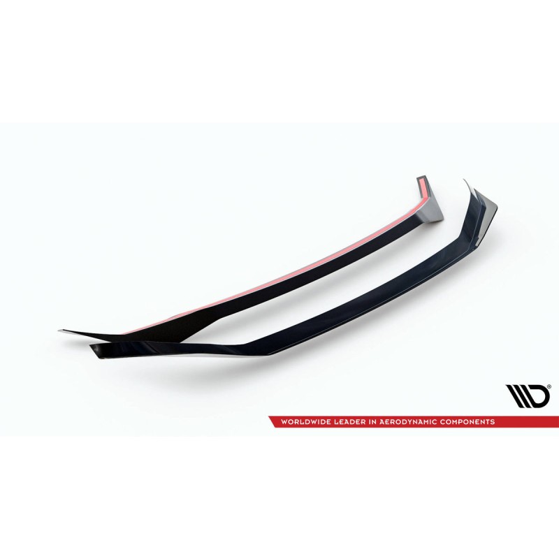 Kit carrosserie Maxton Design Honda Civic Berline Mk10 (2017-2019) : lame avant, bas de caisse, lame arrière, becquet