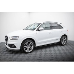 Kit carrosserie Maxton Design Audi Q3 S-line 8U (2011-2014) : lame avant, bas de caisse, lame arrière, becquet
