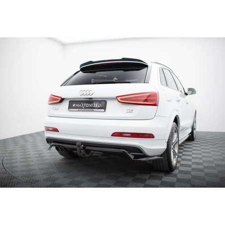 Kit carrosserie Maxton Design Audi Q3 S-line 8U (2011-2014) : lame avant, bas de caisse, lame arrière, becquet