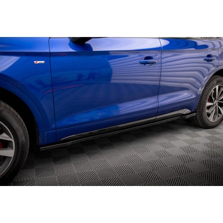 Kit carrosserie Maxton Design Audi Q5 S-Line SUV Mk2 restylée (2020-2024) : lame avant, bas de caisse, lame arrière, becquet
