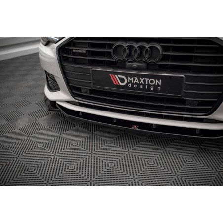 Kit carrosserie Maxton Design Audi A6 Berline C8 (2018-2023) : lame avant, bas de caisse, lame arrière, becquet