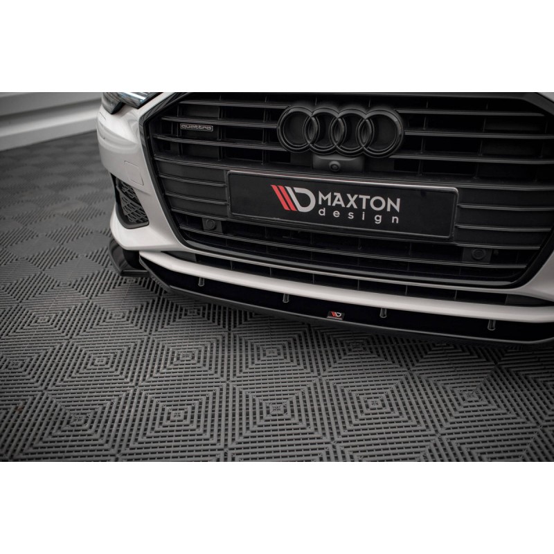 Kit carrosserie Maxton Design Audi A6 Berline C8 (2018-2023) : lame avant, bas de caisse, lame arrière, becquet