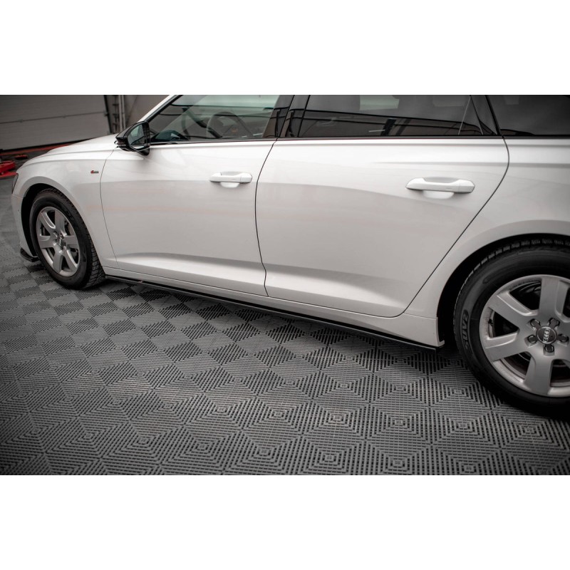 Kit carrosserie Maxton Design Audi A6 Berline C8 (2018-2023) : lame avant, bas de caisse, lame arrière, becquet