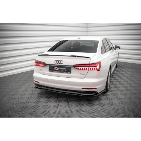 Kit carrosserie Maxton Design Audi A6 Berline C8 (2018-2023) : lame avant, bas de caisse, lame arrière, becquet