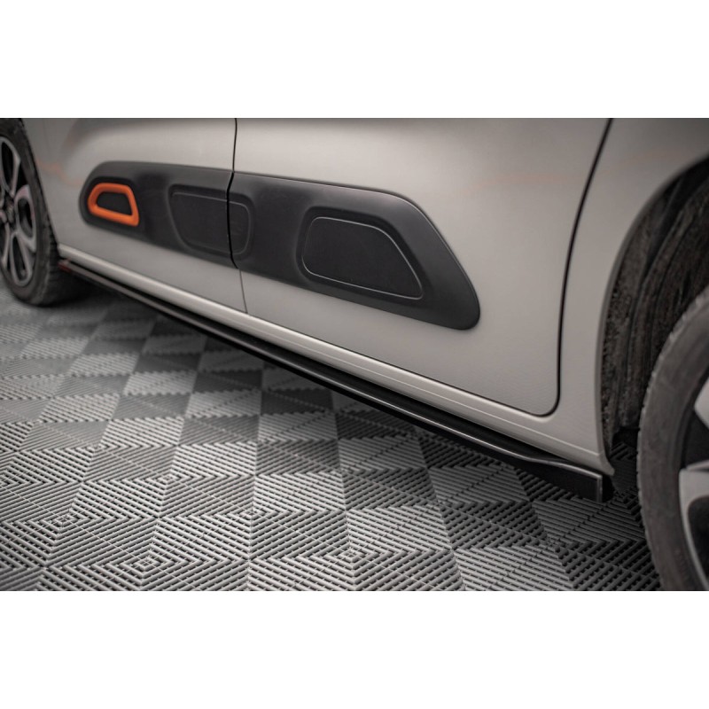 Kit carrosserie Maxton Design Citroen Berlingo Mk3 (2018-2023) : lame avant, bas de caisse, lame arrière, becquet