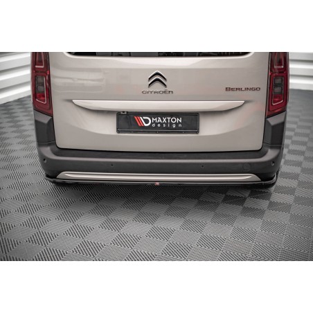 Kit carrosserie Maxton Design Citroen Berlingo Mk3 (2018-2023) : lame avant, bas de caisse, lame arrière, becquet