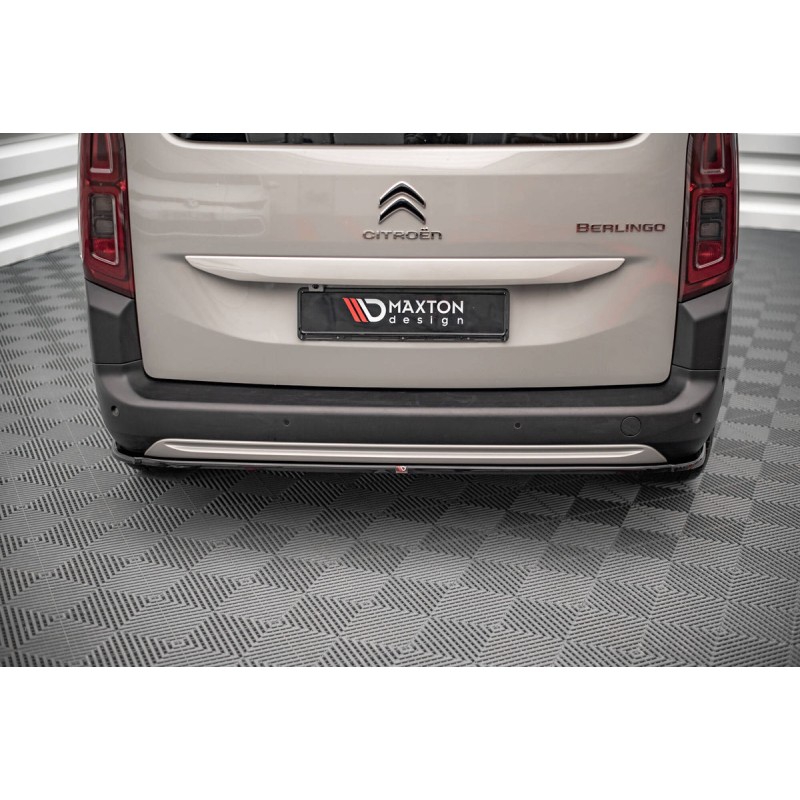 Kit carrosserie Maxton Design Citroen Berlingo Mk3 (2018-2023) : lame avant, bas de caisse, lame arrière, becquet