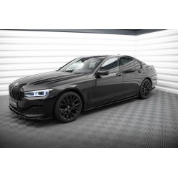 Kit carrosserie Maxton Design BMW Série 7 G11 restylée (2019-2022) : lame avant, bas de caisse, lame arrière, becquet