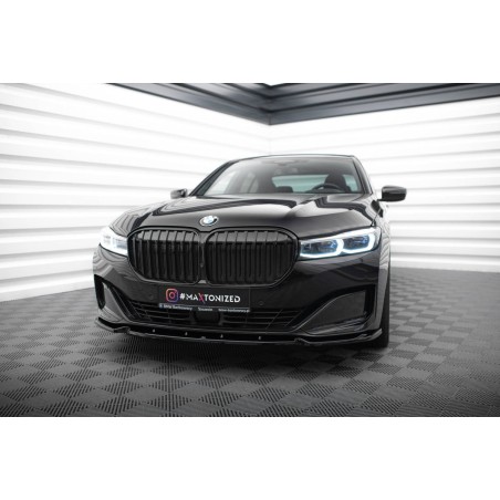 Kit carrosserie Maxton Design BMW Série 7 G11 restylée (2019-2022) : lame avant, bas de caisse, lame arrière, becquet