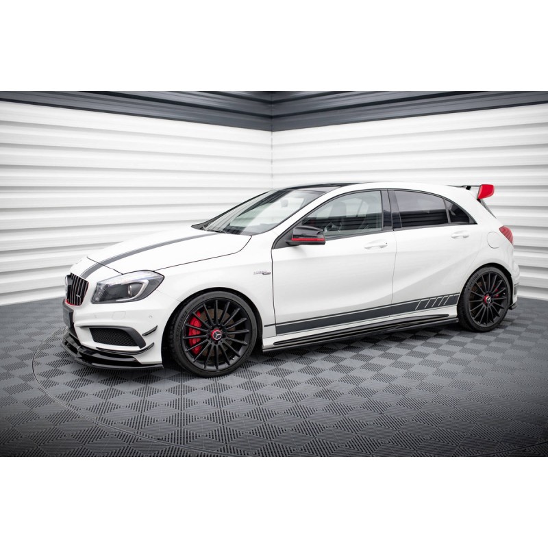 Kit carrosserie Maxton Design Mercedes-Benz A45 AMG W176 (2012-2015) : lame avant, bas de caisse, lame arrière