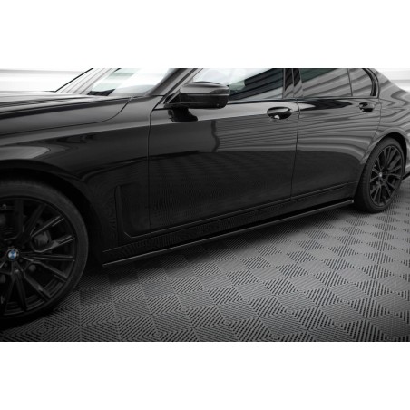 Kit carrosserie Maxton Design BMW Série 7 G11 restylée (2019-2022) : lame avant, bas de caisse, lame arrière, becquet