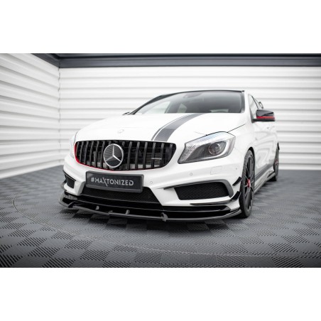 Kit carrosserie Maxton Design Mercedes-Benz A45 AMG W176 (2012-2015) : lame avant, bas de caisse, lame arrière
