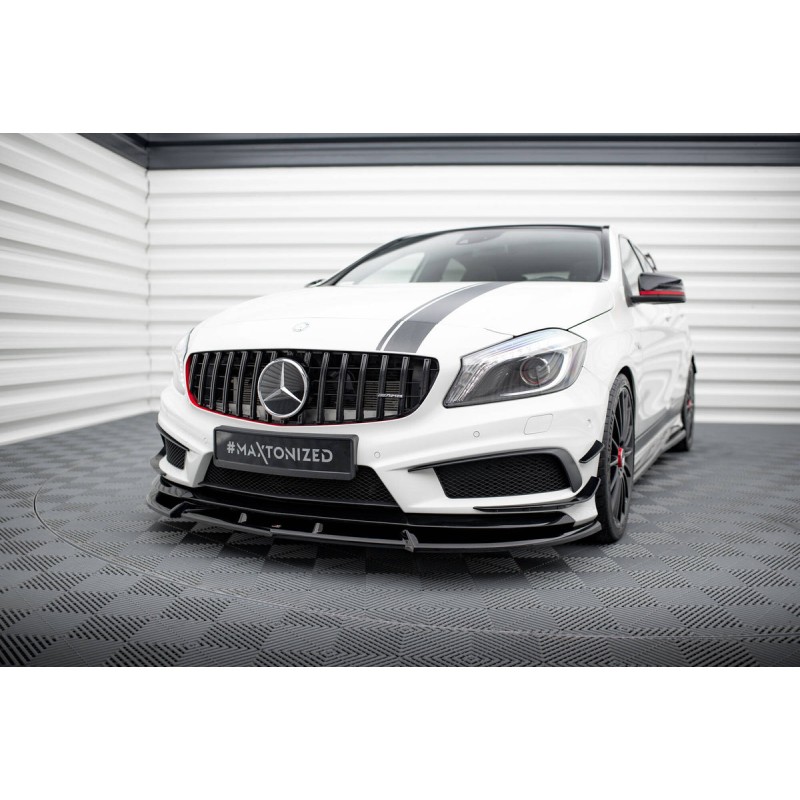 Kit carrosserie Maxton Design Mercedes-Benz A45 AMG W176 (2012-2015) : lame avant, bas de caisse, lame arrière