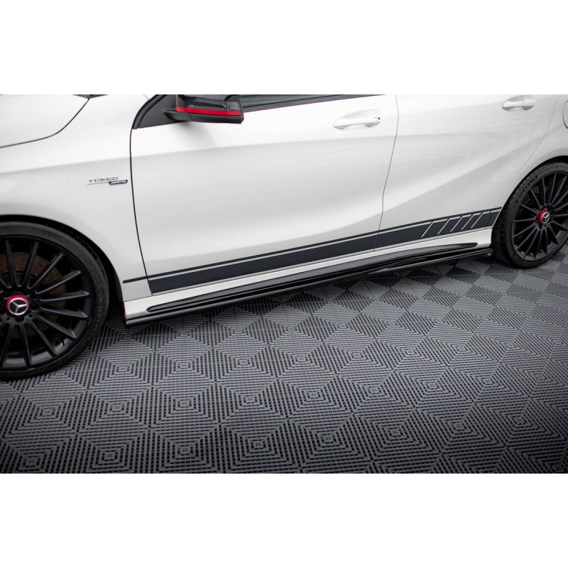Kit carrosserie Maxton Design Mercedes-Benz A45 AMG W176 (2012-2015) : lame avant, bas de caisse, lame arrière