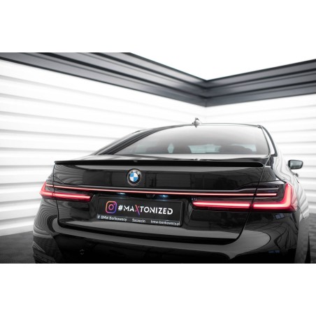 Kit carrosserie Maxton Design BMW Série 7 G11 restylée (2019-2022) : lame avant, bas de caisse, lame arrière, becquet