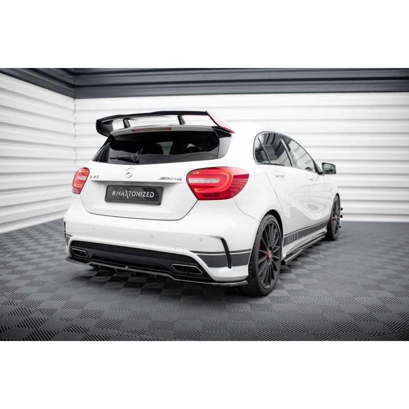 Kit carrosserie Maxton Design Mercedes-Benz A45 AMG W176 (2012-2015) : lame avant, bas de caisse, lame arrière