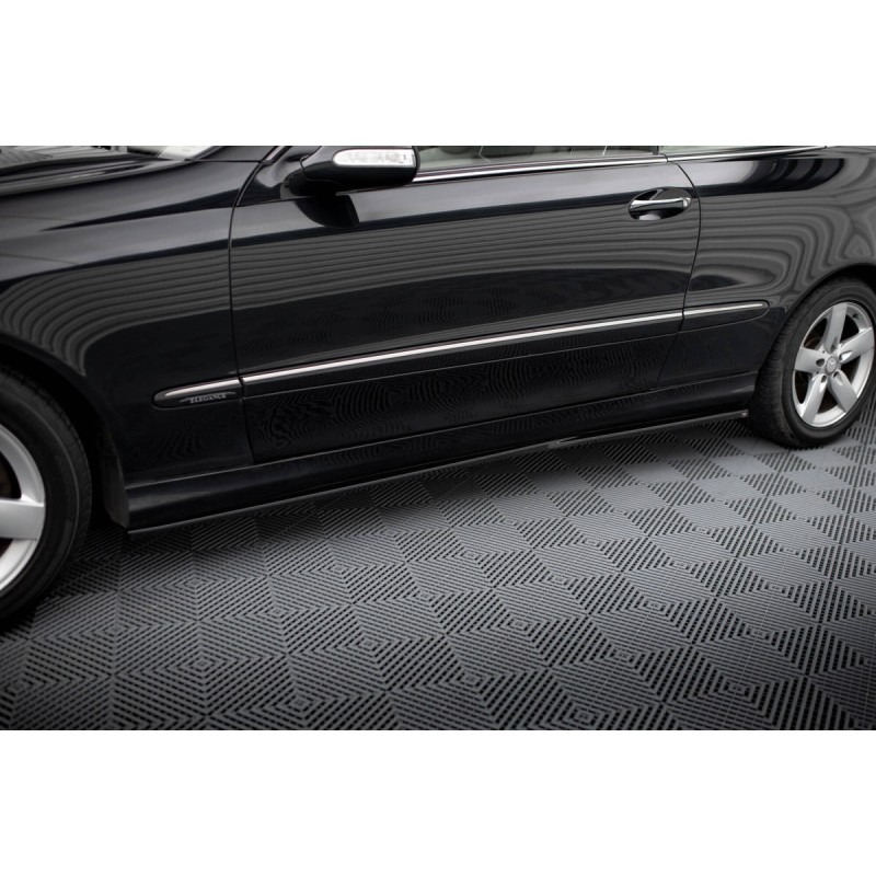 Kit carrosserie Maxton Design Mercedes-Benz CLK W209 (2002-2005) : lame avant, bas de caisse, diffuseur arrière, lames arrière