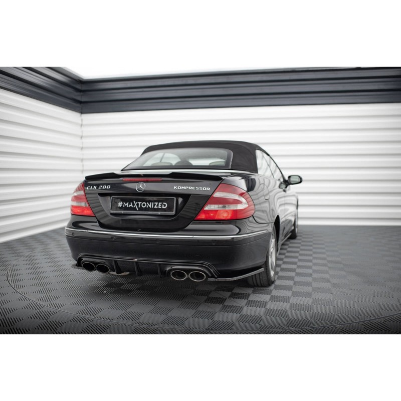 Kit carrosserie Maxton Design Mercedes-Benz CLK W209 (2002-2005) : lame avant, bas de caisse, diffuseur arrière, lames arrière
