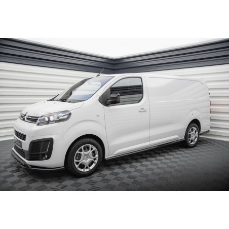 Kit carrosserie Maxton Design Citroen Jumpy L3 Mk3 (2016+) : lame avant, bas de caisse, lame arrière, becquet