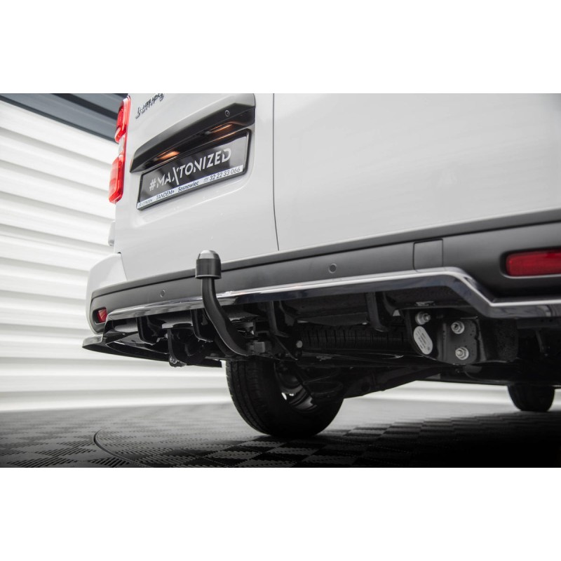 Kit carrosserie Maxton Design Citroen Jumpy L3 Mk3 (2016+) : lame avant, bas de caisse, lame arrière, becquet