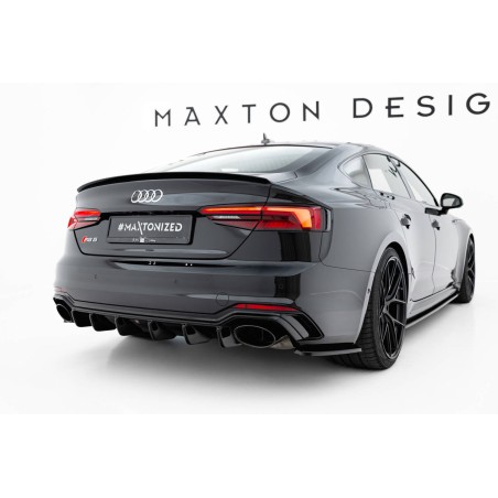 Kit carrosserie Maxton Design Audi RS5 Sportback F5 (2017-2019) : lame avant, bas de caisse, diffuseur arrière, lames arrière