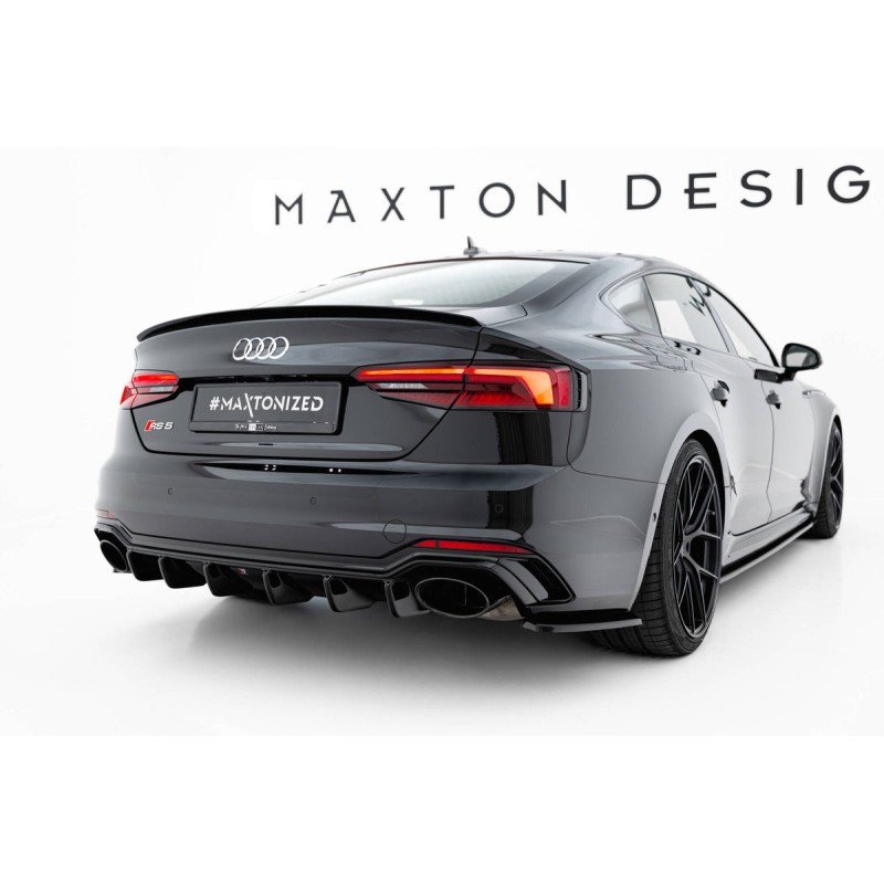 Kit carrosserie Maxton Design Audi RS5 Sportback F5 (2017-2019) : lame avant, bas de caisse, diffuseur arrière, lames arrière