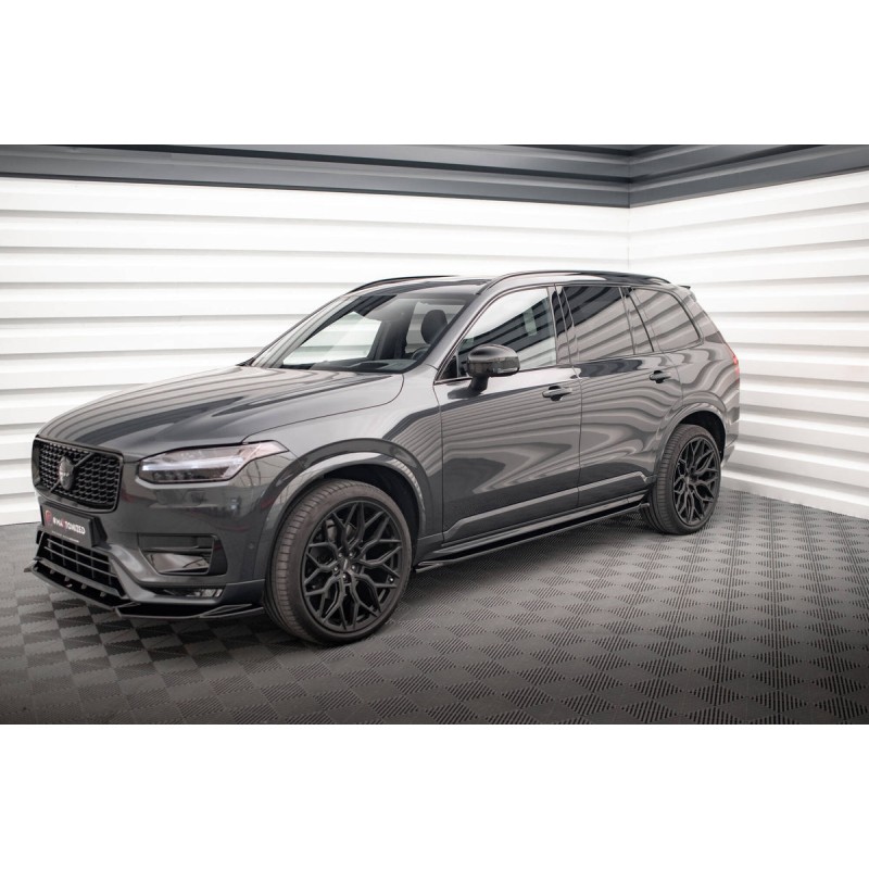 Kit carrosserie Maxton Design Volvo XC90 R-Design Mk2 restylée (2019-2024) : lame avant, bas de caisse, lame arrière, becquet