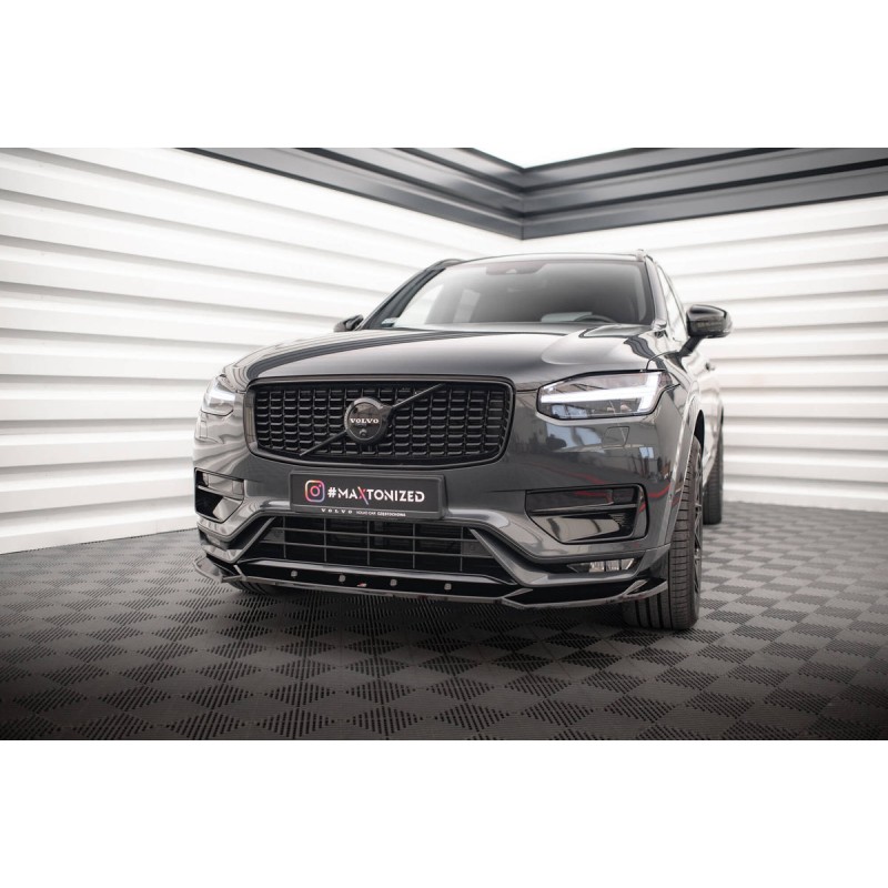 Kit carrosserie Maxton Design Volvo XC90 R-Design Mk2 restylée (2019-2024) : lame avant, bas de caisse, lame arrière, becquet