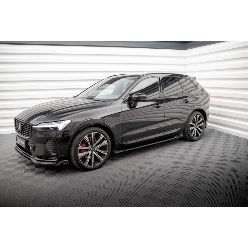 Kit carrosserie Maxton Design Volvo XC60 R-Design Mk2 restylée (2021+) : lame avant, bas de caisse, lame arrière, becquet