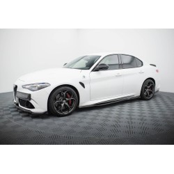 Kit carrosserie Maxton Design Alfa Romeo Giulia Quadrifoglio (2016+) : lame avant, bas de caisse, lames arrière, becquet