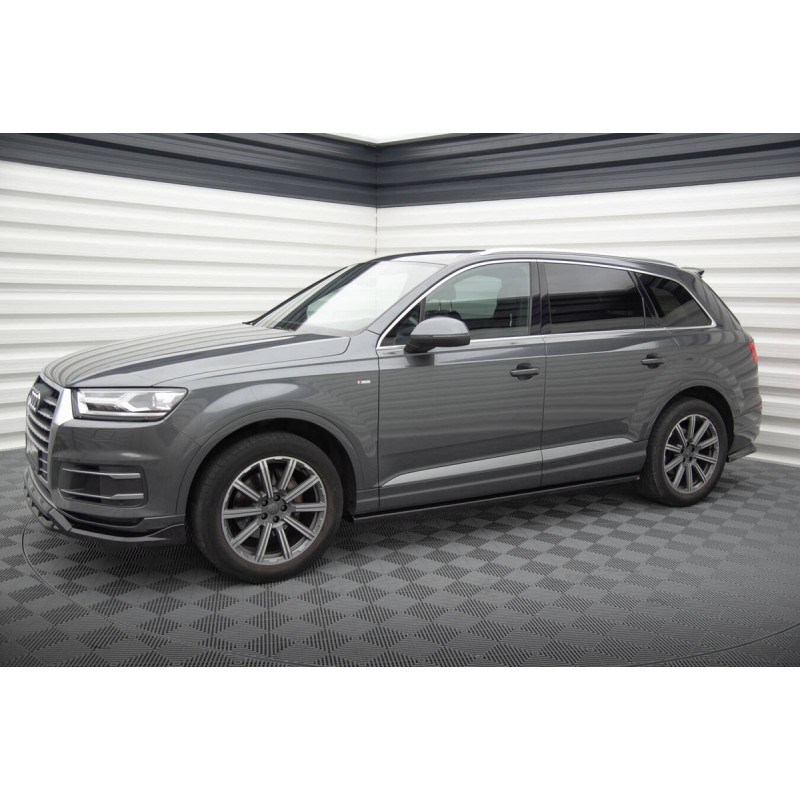 Kit carrosserie Maxton Design Audi Q7 Mk2 (2015-2019) : lame avant, bas de caisse, lame arrière, becquet