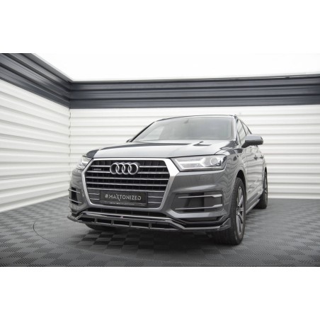 Kit carrosserie Maxton Design Audi Q7 Mk2 (2015-2019) : lame avant, bas de caisse, lame arrière, becquet