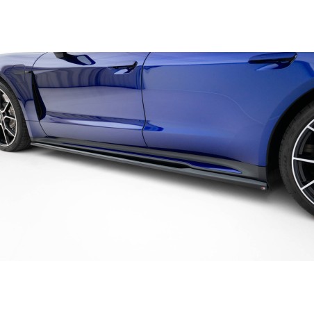 Kit carrosserie Maxton Design Porsche Taycan Turbo S Mk1 (2019-2024) : lame avant, bas de caisse, lame arrière, becquet