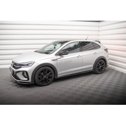 Kit carrosserie Maxton Design Volkswagen Taigo R-Line Mk1 (2021+) : lame avant, bas de caisse, lame arrière, becquet