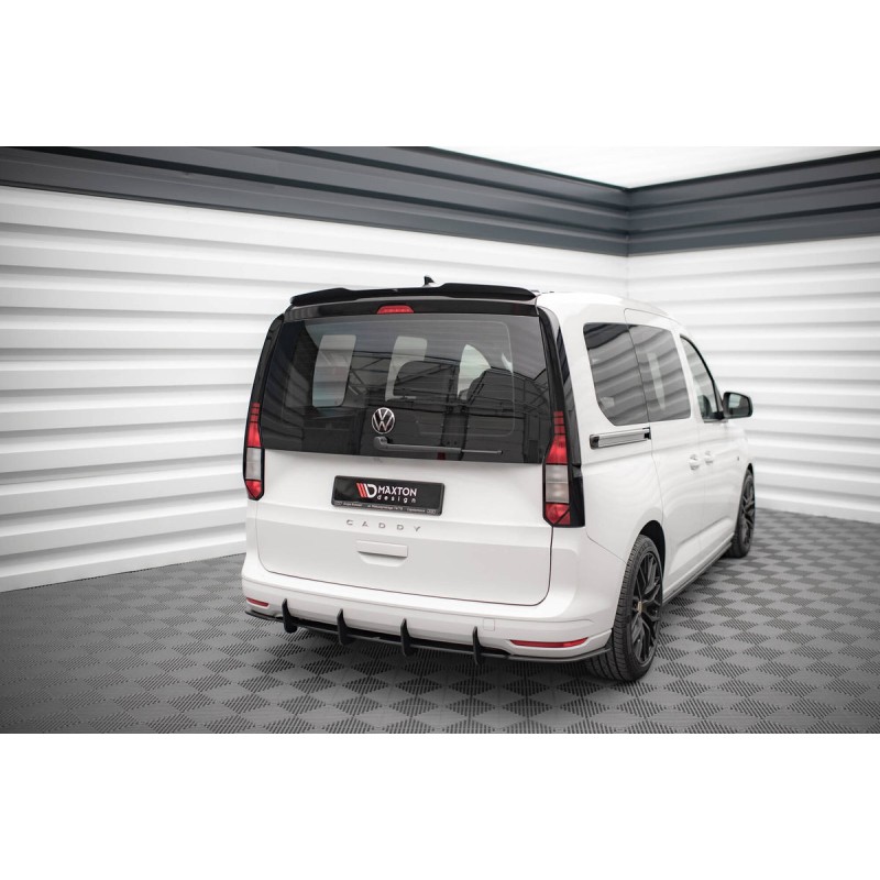 Kit carrosserie Maxton Design Volkswagen Caddy Mk5 (2020+) : lame avant, bas de caisse, lame arrière, becquet