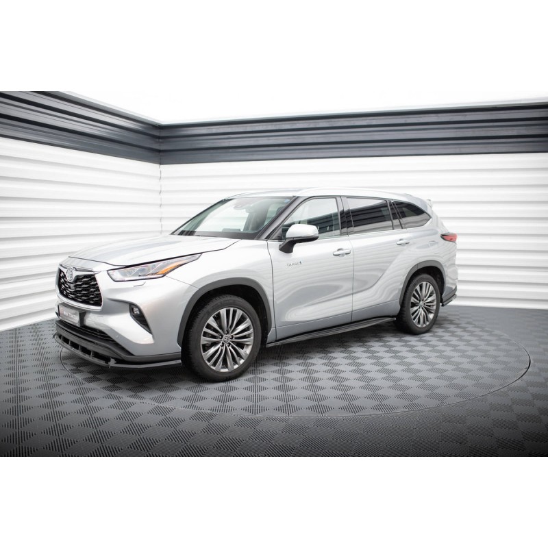 Kit carrosserie Maxton Design Toyota Highlander Mk4 V.1 (2019+) : lame avant, bas de caisse, lames arrière, becquet