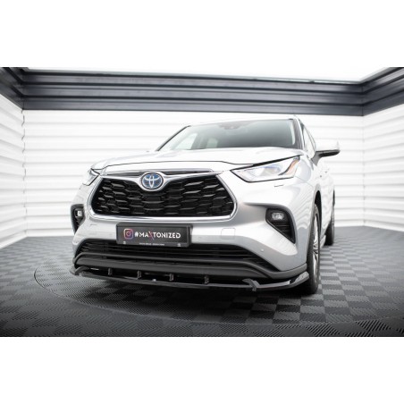 Kit carrosserie Maxton Design Toyota Highlander Mk4 V.1 (2019+) : lame avant, bas de caisse, lames arrière, becquet