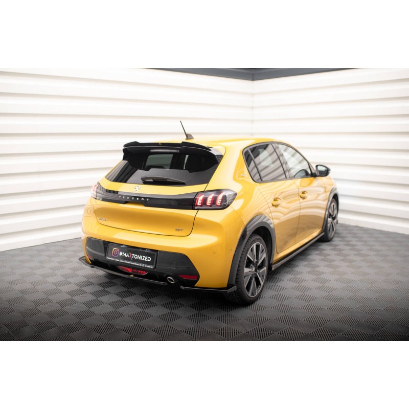 Kit carrosserie Maxton Design Peugeot 208 GT Mk2 (2019-2023) : lame avant, bas de caisse, lames arrière, becquet