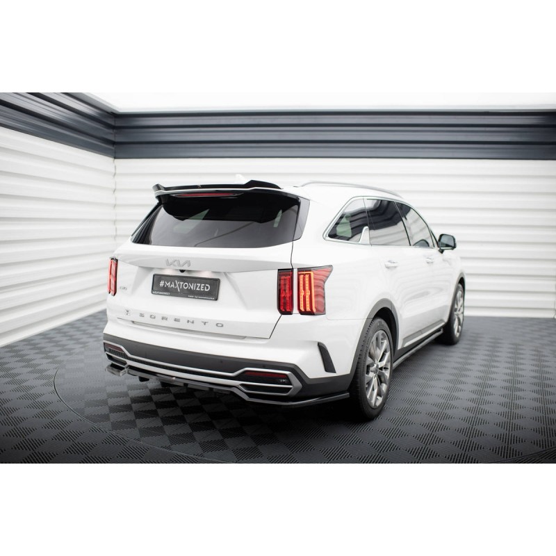 Kit carrosserie Maxton Design Kia Sorento Mk4 (2020-2023) : lame avant, bas de caisse, lame arrière, becquet