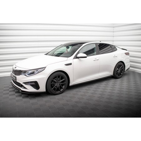Kit carrosserie Maxton Design Kia Optima Mk4 restylée (2018-2020) : lame avant, bas de caisse, lames arrière, becquet