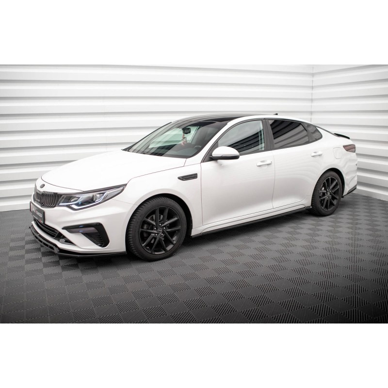 Kit carrosserie Maxton Design Kia Optima Mk4 restylée (2018-2020) : lame avant, bas de caisse, lames arrière, becquet