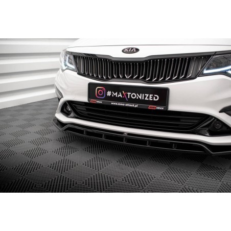 Kit carrosserie Maxton Design Kia Optima Mk4 restylée (2018-2020) : lame avant, bas de caisse, lames arrière, becquet